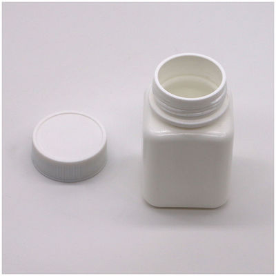 Customized Color 60ml HDPE Square Plastic Bottle for Tablet