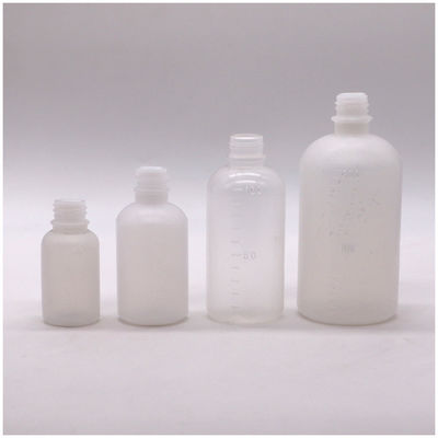 Medicine 100ml PET Liquid Empty Plastic Bottle with Scale and Customizable Color