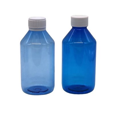 Custom Color 250ML PET Plastic Liquid Bottle Screw Cap and Color Option Included