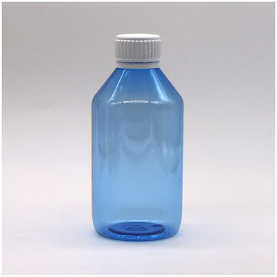 Custom Color 250ML PET Plastic Liquid Bottle Screw Cap and Color Option Included