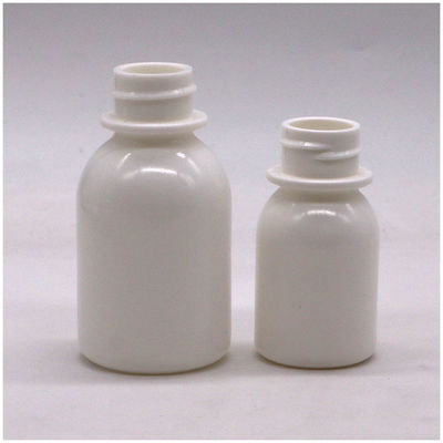 30ml PE White Oral Liquid Medicine Bottle with Child Resistant Lid and CRC Cap