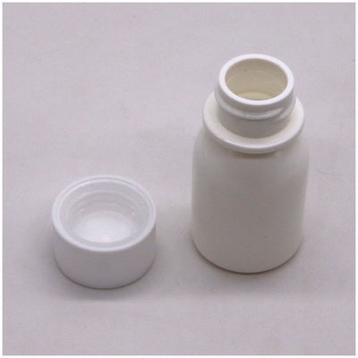 30ml PE White Oral Liquid Medicine Bottle with Child Resistant Lid and CRC Cap