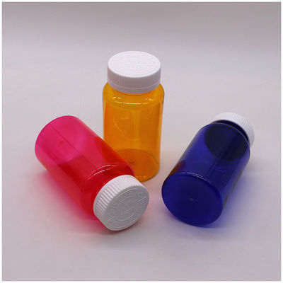 Child Resistant Lids PET Pill Containers for Pharmacy Medicine Organization 250mL