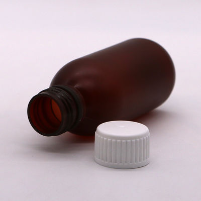 120ml Cough Syrup Round Liquid Frost Plastic Bottle Container for Medical Waste