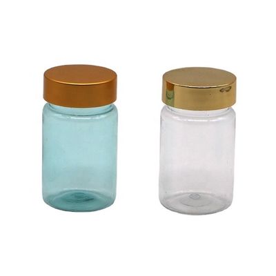 70ml PET Small Transparent Bottle Plastic Medicine Container with PS Cover OEM Service