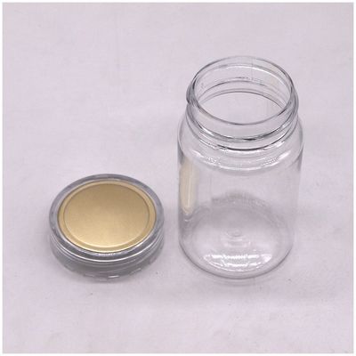 70ml PET Small Transparent Bottle Plastic Medicine Container with PS Cover OEM Service