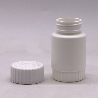 Customized 60ml HDPE Empty Bamboo Shape Square Plastic Bottle for Medicine Supplement