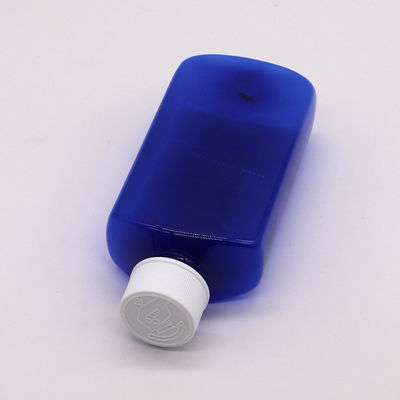 Customized Logo 180ML PET Square Sterile Cough Syrup Bottle With Child Safety Cap