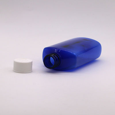 Customized Logo 180ML PET Square Sterile Cough Syrup Bottle With Child Safety Cap