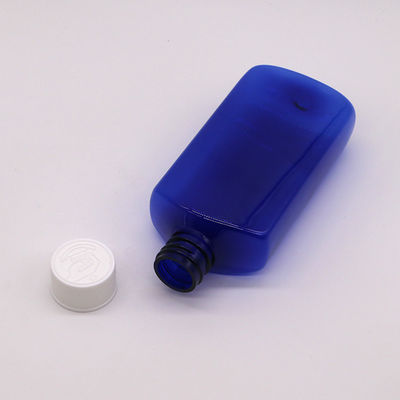 Customized Logo 180ML PET Square Sterile Cough Syrup Bottle With Child Safety Cap