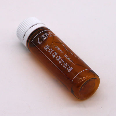15ml PET Amber Brown Oral Liquid Bottle with Tamper Proof Cap for Medical Packaging