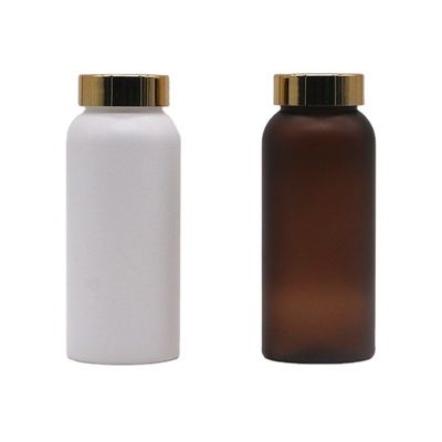250ML PET Plastic Bottle for Supplement Pill Capsule Tablet Storage Container Matt Finish