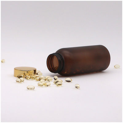 250ML PET Plastic Bottle for Supplement Pill Capsule Tablet Storage Container Matt Finish