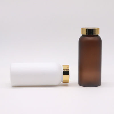 250ML PET Plastic Bottle for Supplement Pill Capsule Tablet Storage Container Matt Finish