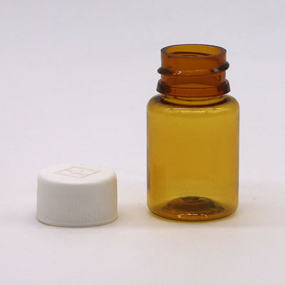 Pharmaceutical Packaging PET Plastic Bottle with Transparent Color and Screen Printing