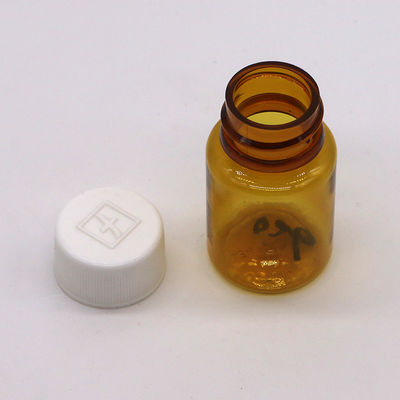 Pharmaceutical Packaging PET Plastic Bottle with Transparent Color and Screen Printing