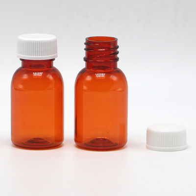 Leak-Proof PET Liquid Medicine Bottle with Cap 20ML/CC Collar Material PET