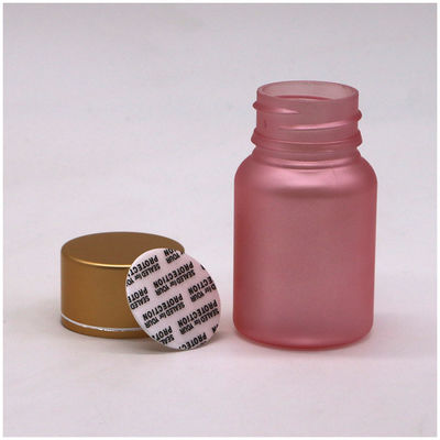 40ml PET Custom Service Plastic Pill Bottle with Frost Surface and Child Safety Cap