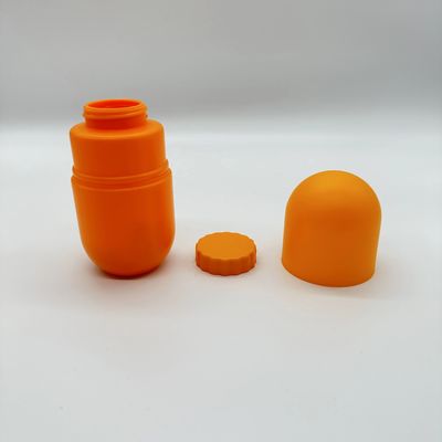 Screen Printing HDPE Plastic Capsule Bottle for Capsule Pill Tablets Supplement