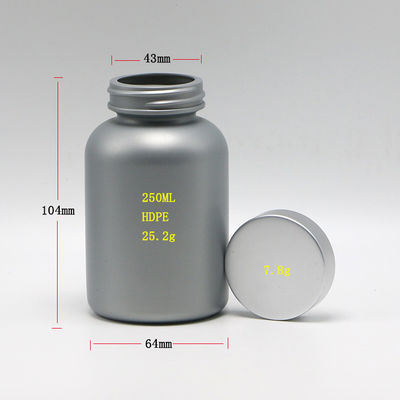 250ml HDPE Plastic Bottle for Medicine Pills Collar Material HDPE Industrial Medicine