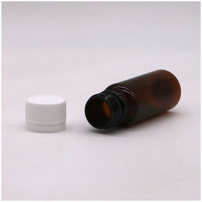 GMP Pharmaceutical 30ml PET Plastic Syrup Liquid Bottle with Tamper Proof Screw Cap