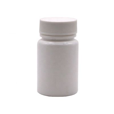 45ML Capacity HDPE Plastic Bottle with Screw Cap and Custom Label Printing Service