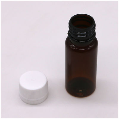 GMP Pharmaceutical 30ml PET Plastic Syrup Liquid Bottle with Tamper Proof Screw Cap