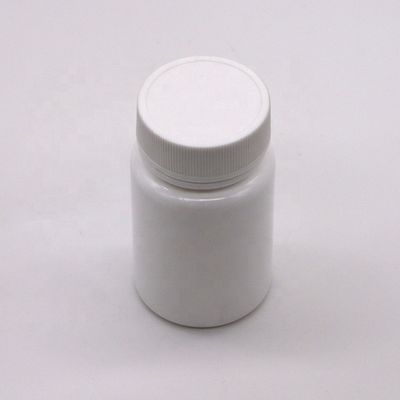 45ML Capacity HDPE Plastic Bottle with Screw Cap and Custom Label Printing Service