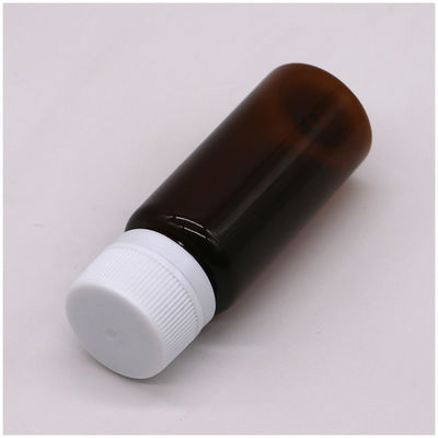 GMP Pharmaceutical 30ml PET Plastic Syrup Liquid Bottle with Tamper Proof Screw Cap