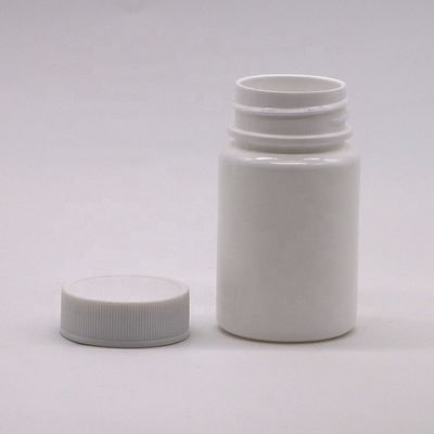 45ML Capacity HDPE Plastic Bottle with Screw Cap and Custom Label Printing Service