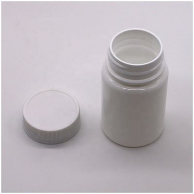 45ML Capacity HDPE Plastic Bottle with Screw Cap and Custom Label Printing Service