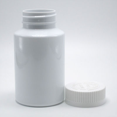 150ml PET White Plastic Medicine Bottle with Child Resistant Cap for Pill Supplement