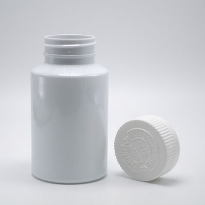 150ml PET White Plastic Medicine Bottle with Child Resistant Cap for Pill Supplement