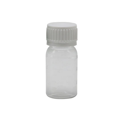 30ml PET White Oral Liquid Medicine Bottle with Safety Cap and Screen Printing
