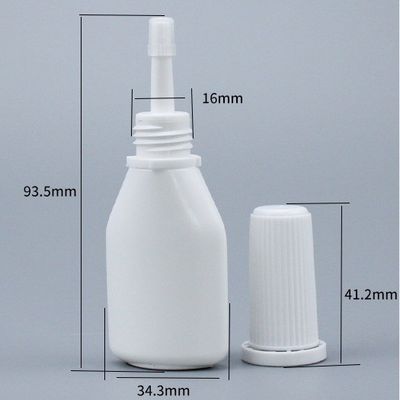 LOGO Customized 10ml PE Powder Spray Bottle for Powder Separation and Nose Spray
