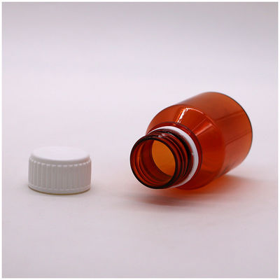50ml PET Empty Portable Plastic Pill Bottles with White Screw Cap Travel Pill Packaging Jar