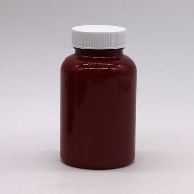 PET Empty Plastic Capsule Pill Medicine Bottle with CRC Screw Flip Top Caps 175ML/CC/6OZ