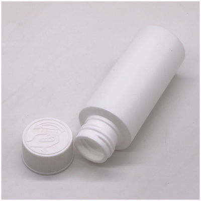 Plastic Type HDPE 2OZ/60 ML Biodegradable Medicinal Liquid Bottle with Child Proof Lid