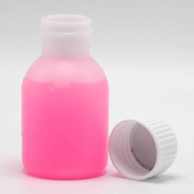 PE Syrup Bottle 60mL/2oz in White/Blue Opaque Color for Customized Color Options