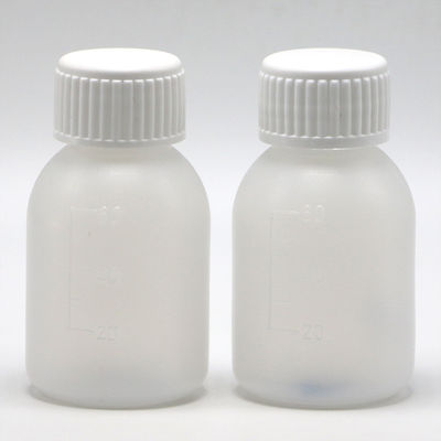 PE Syrup Bottle 60mL/2oz in White/Blue Opaque Color for Customized Color Options