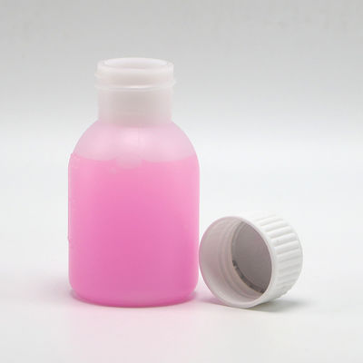 PE Syrup Bottle 60mL/2oz in White/Blue Opaque Color for Customized Color Options