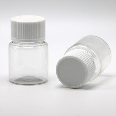 Medicinal Packaging 35ML PET Small Plastic Pill Bottle with Customizable Color Caps