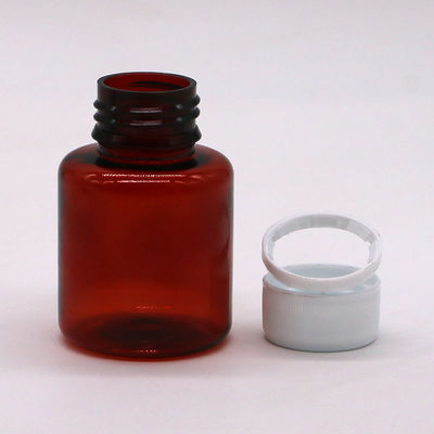 70ML PET Amber Maple Cough Syrup Oral Liquid Bottle with Safety Cap and Heat Seal