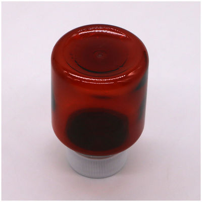 70ML PET Amber Maple Cough Syrup Oral Liquid Bottle with Safety Cap and Heat Seal