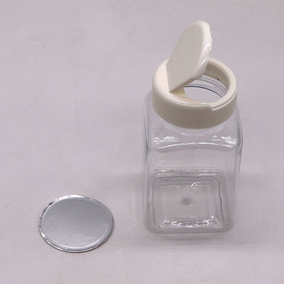 Medicine Bottle 100ml PET Square Plastic Bottle with Custom Colour and Various Lids