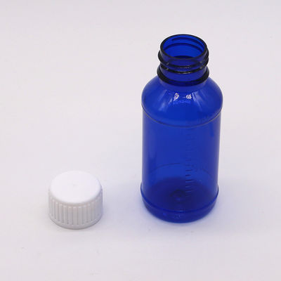 100cc PET Amber/Orange/Blue Maple Cough Syrup Bottle with Safety Cap and Heat Seal