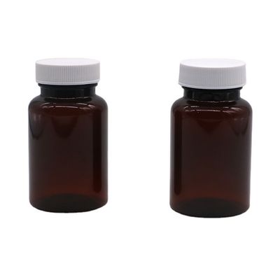Customizable PET Collar 120ml Solid Plastic Bottle for Medicine and Health Products