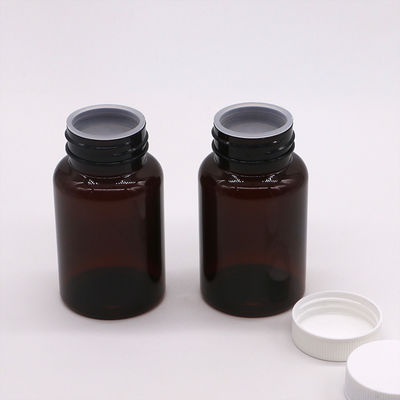Customizable PET Collar 120ml Solid Plastic Bottle for Medicine and Health Products