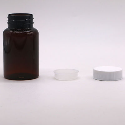 Customizable PET Collar 120ml Solid Plastic Bottle for Medicine and Health Products