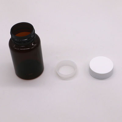 Customizable PET Collar 120ml Solid Plastic Bottle for Medicine and Health Products